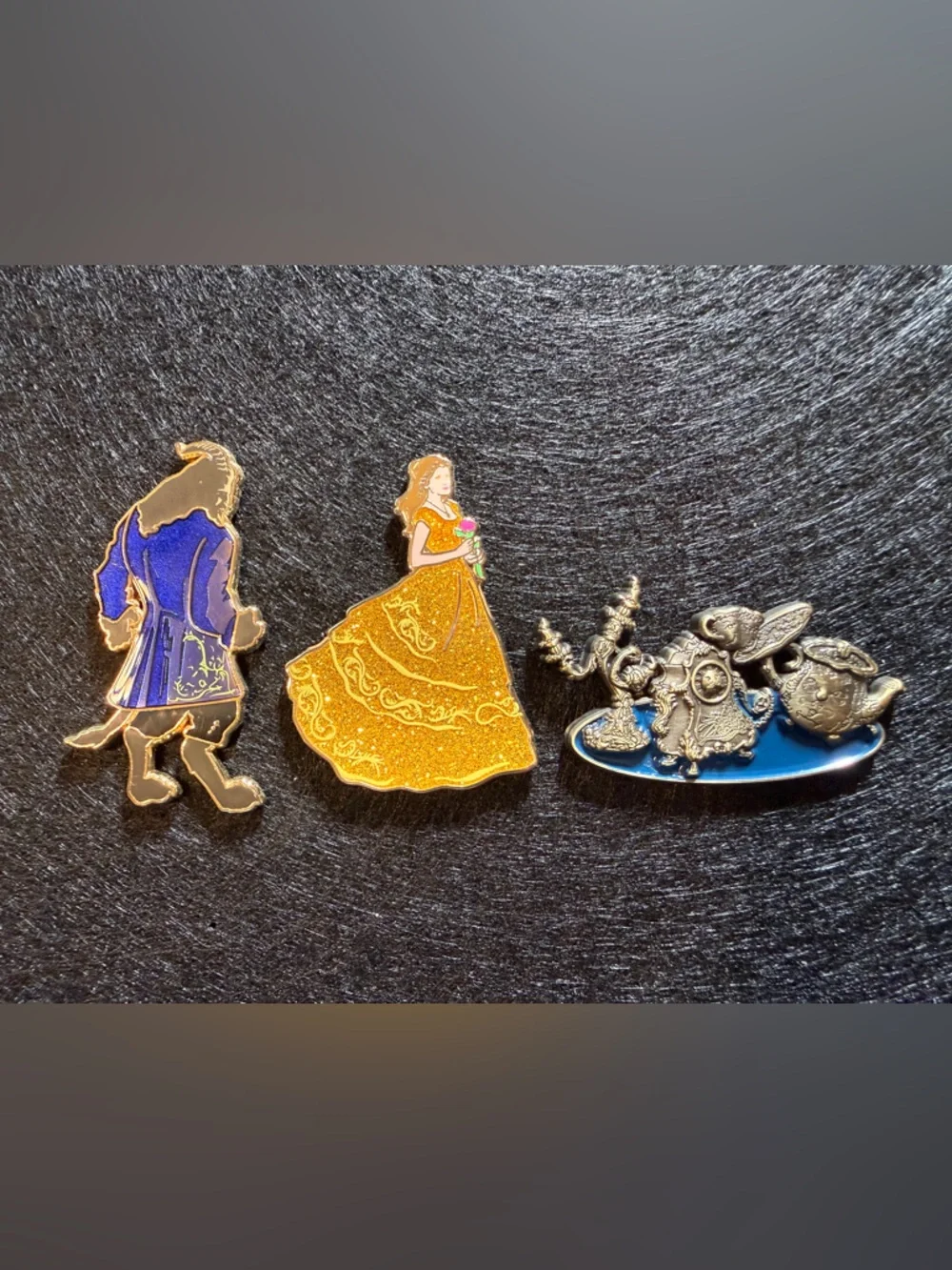 Disney Trading Pin - Beauty and the Beast Live Action Set